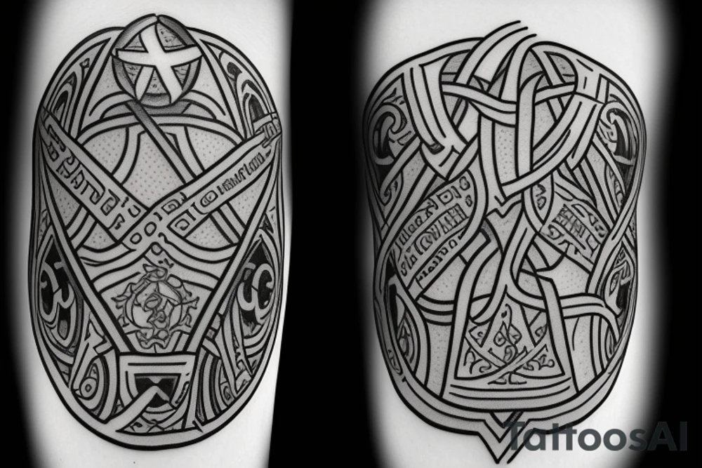 templar basic tattoo idea
