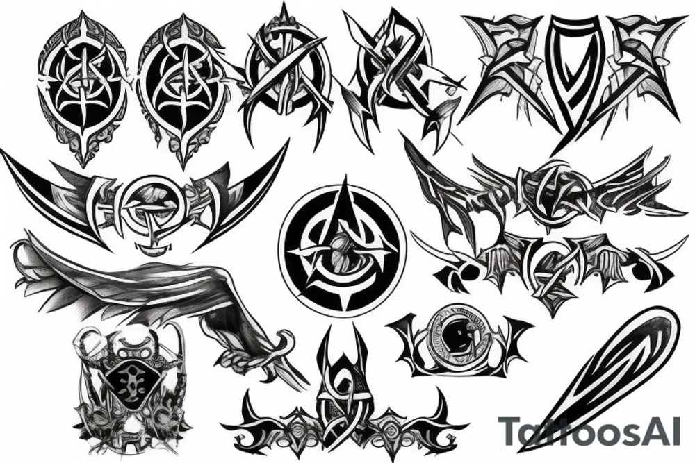 templar basic tattoo idea