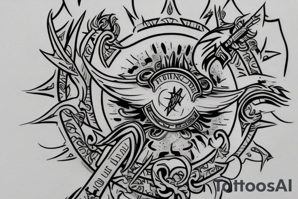 templar basic tattoo idea