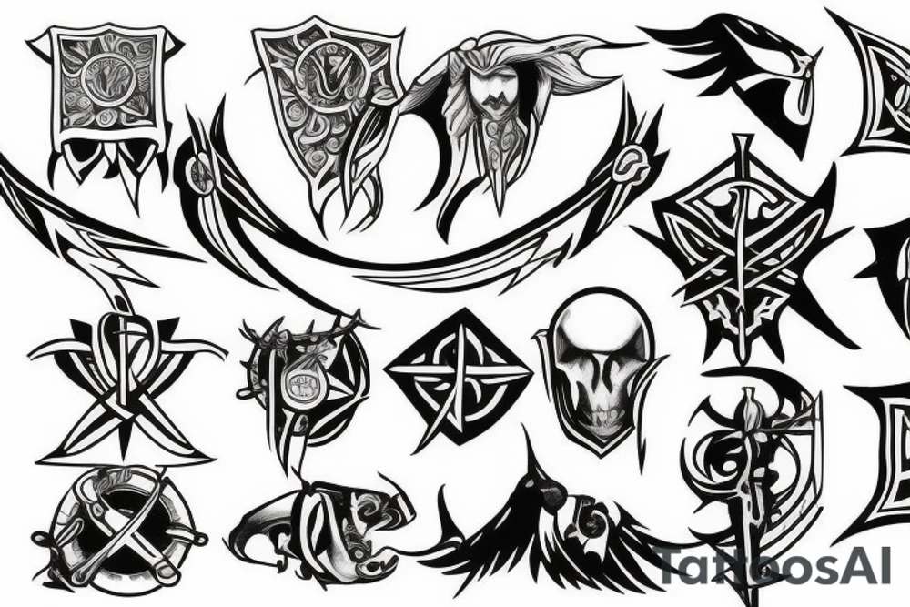 templar basic tattoo idea