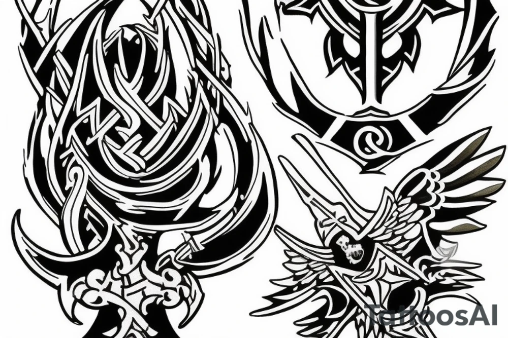 templar basic tattoo idea
