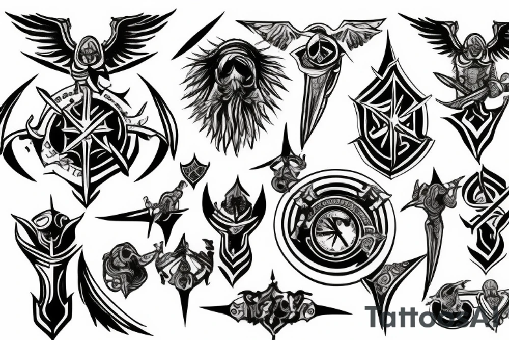 templar basic tattoo idea