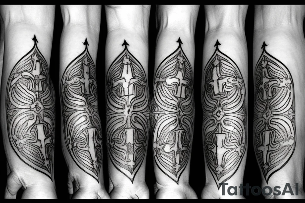 templar basic tattoo idea