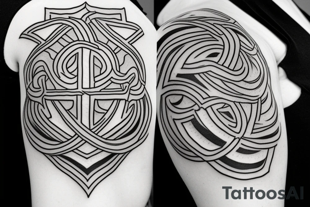 templar basic tattoo idea