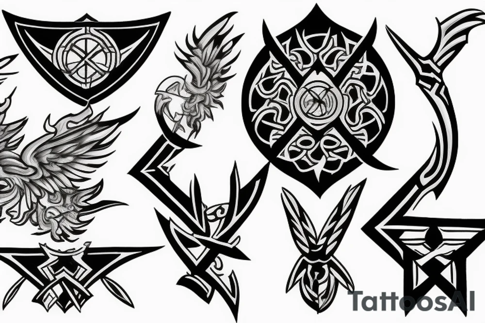 templar basic tattoo idea