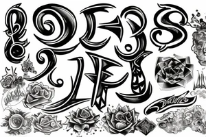 dollar sign tattoo idea