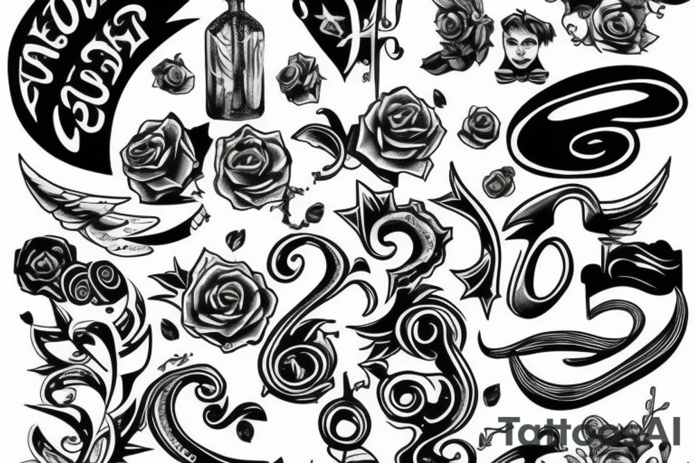 dollar sign tattoo idea