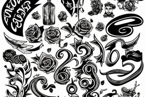dollar sign tattoo idea