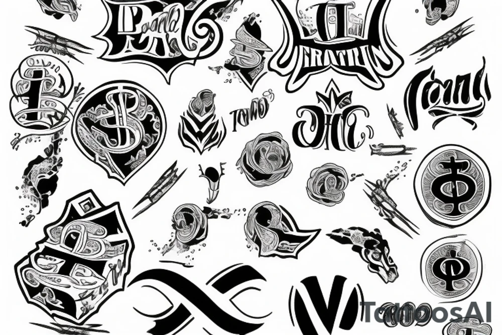 dollar sign $ tattoo idea