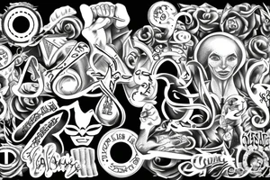 dollar sign $ tattoo idea