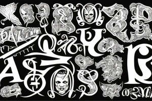 dollar sign $ tattoo idea