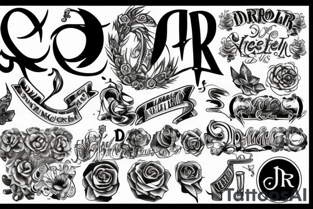 us dollar sign tattoo idea