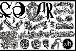 us dollar sign tattoo idea