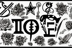 us dollar sign tattoo idea