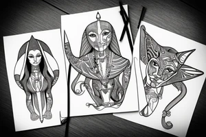 sphynx tattoo idea