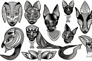 sphynx tattoo idea