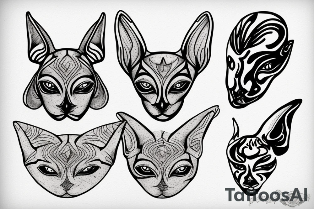sphynx tattoo idea