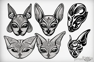 sphynx tattoo idea
