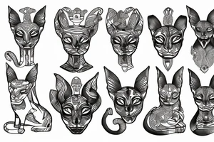 sphynx tattoo idea