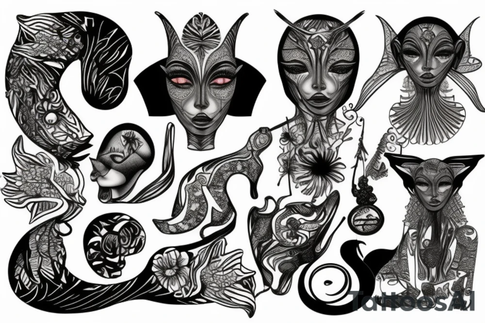 sphynx tattoo idea