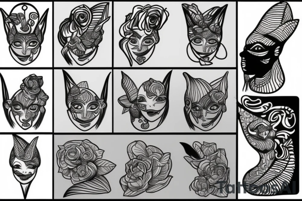 sphynx tattoo idea