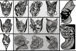 sphynx tattoo idea