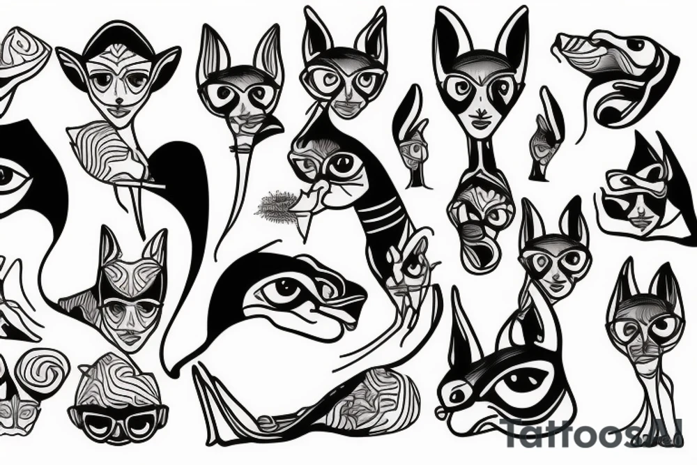 sphynx tattoo idea