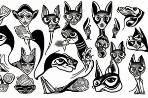 sphynx tattoo idea