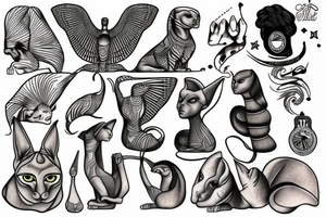 sphynx tattoo idea