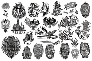 russia tattoo idea