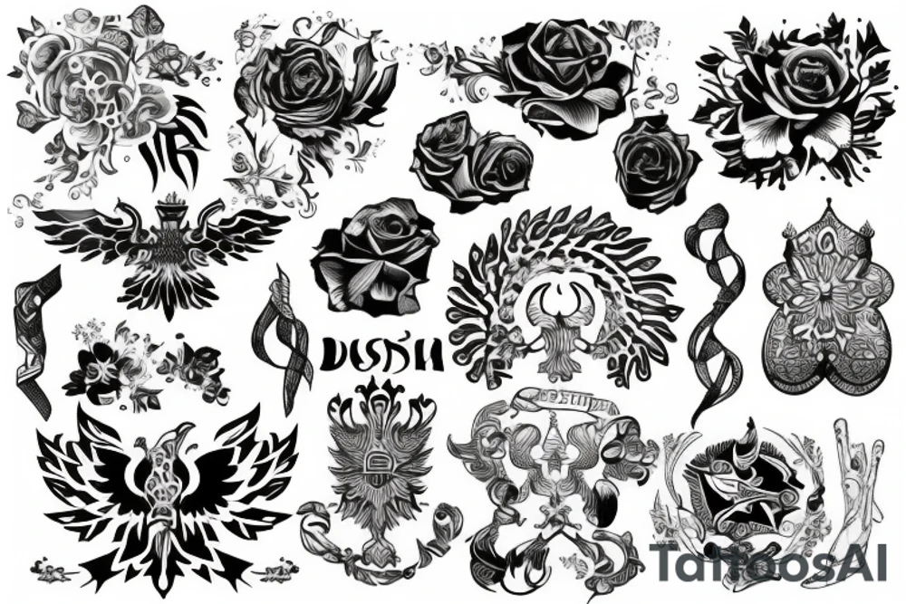 russia tattoo idea