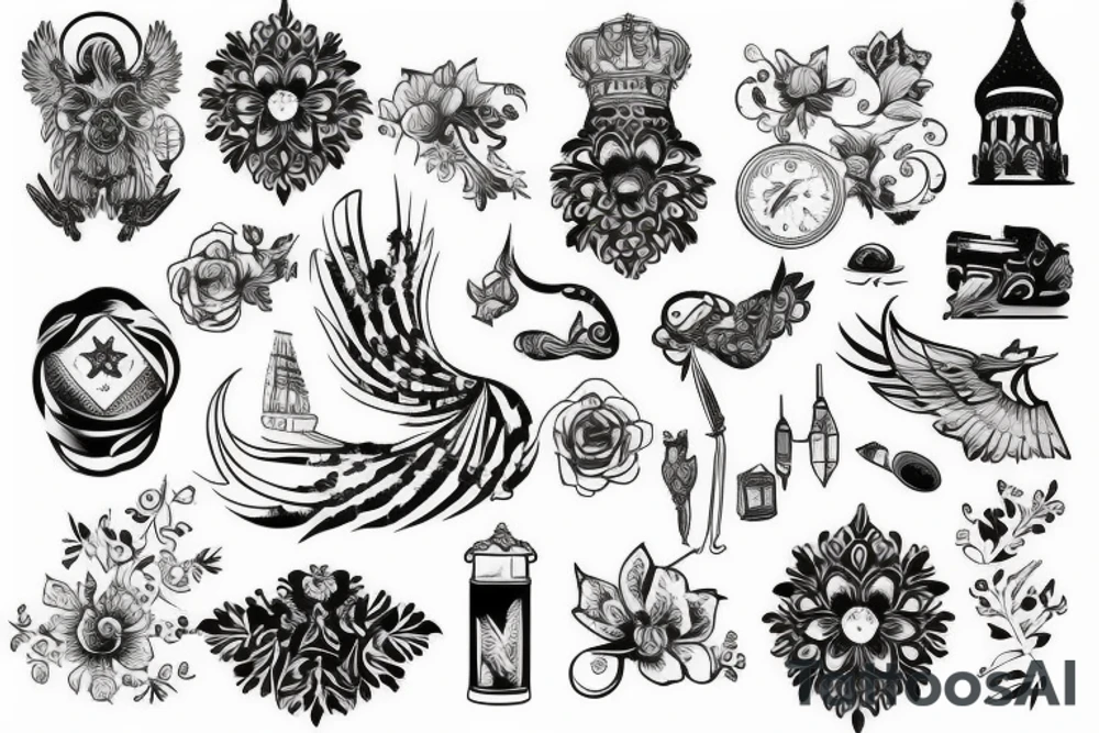 russia tattoo idea