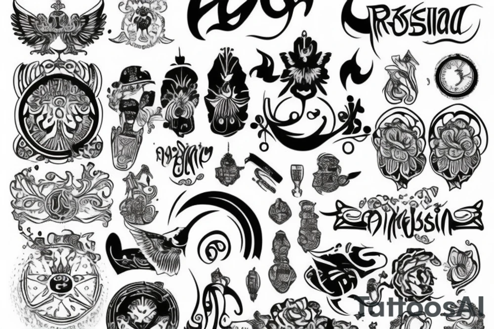 russia tattoo idea