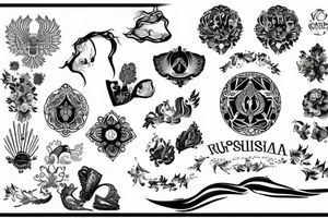 russia tattoo idea