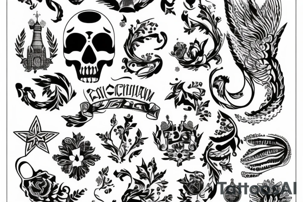 russia tattoo idea