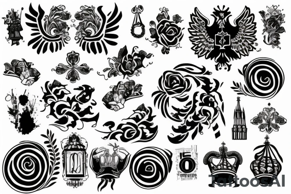 russia tattoo idea