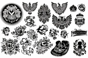 russia tattoo idea