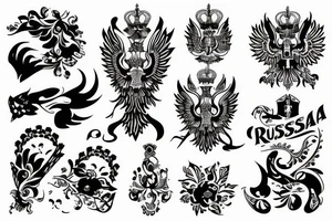 russia tattoo idea