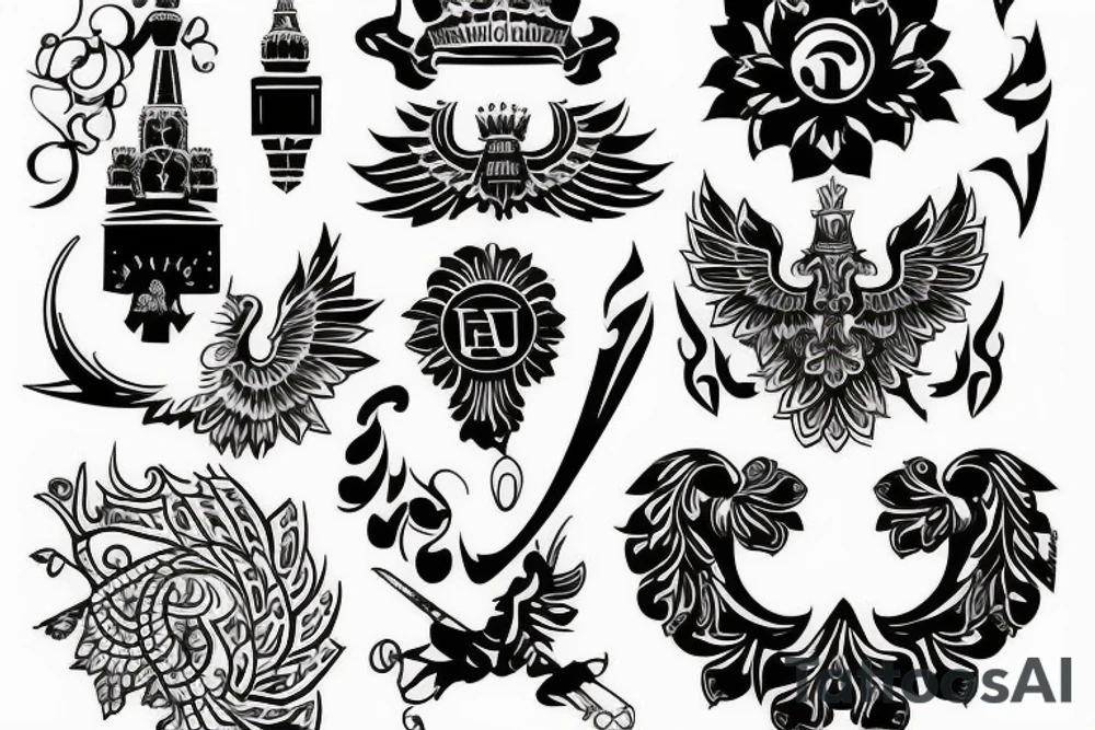 russia tattoo idea