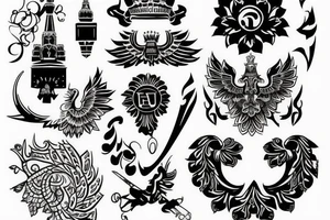 russia tattoo idea