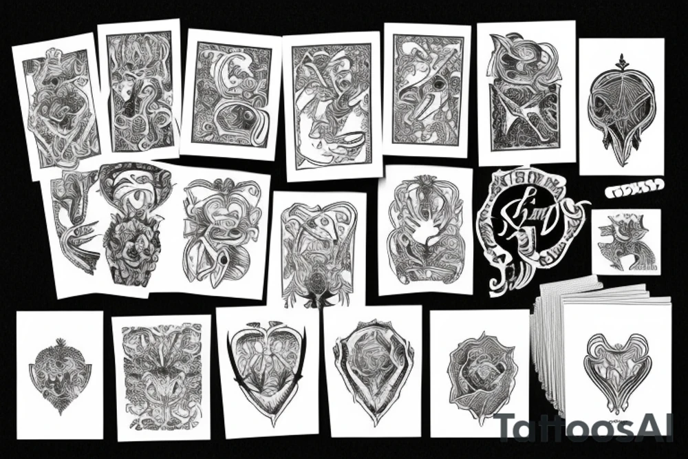 card king tattoo idea