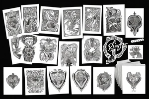 card king tattoo idea