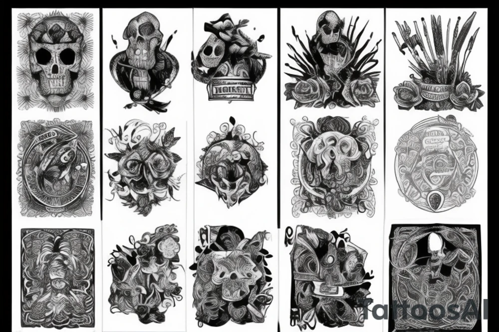 card king tattoo idea