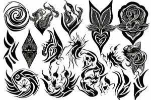 sunflame tattoo idea