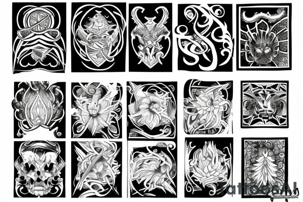 sunflame tattoo idea