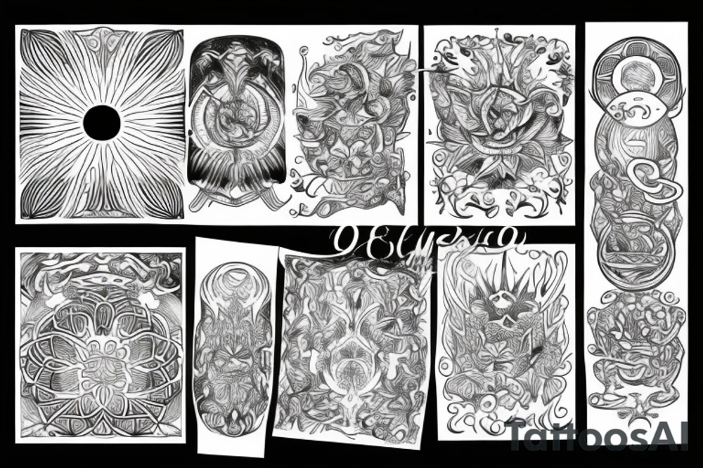 sunflame tattoo idea