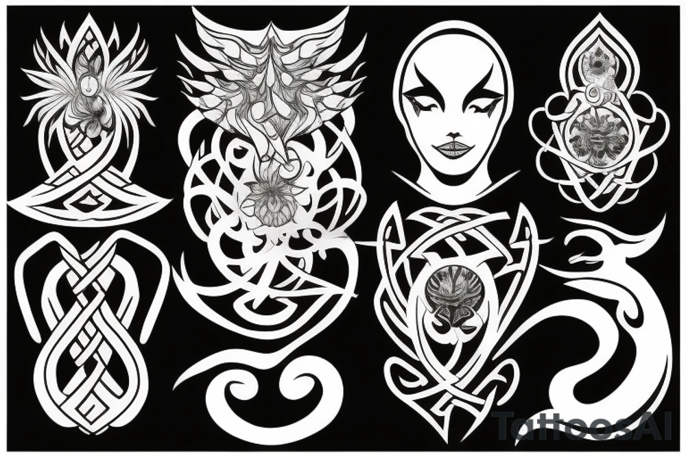 sunflame tattoo idea