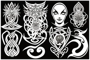 sunflame tattoo idea