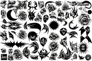 sunflame tattoo idea