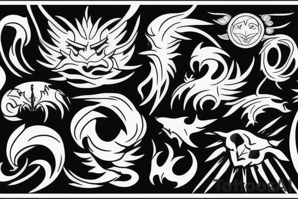 sunflame tattoo idea